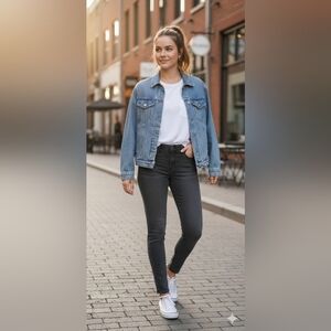 GAP Women's Dark Gray Skinny Jeans